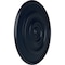 Ekena Millwork Traditional Reece Ceiling Medallion (Canopies up to 5 7/8"), 24 3/8"OD x 1 1/8"P, Midnight Dream CM24REMDF - alternate 4